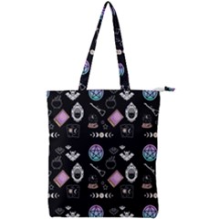 Pastel Goth Witch Double Zip Up Tote Bag by InPlainSightStyle