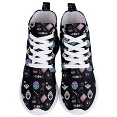 Pastel Goth Witch Women s Lightweight High Top Sneakers by InPlainSightStyle