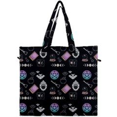 Pastel Goth Witch Canvas Travel Bag by InPlainSightStyle