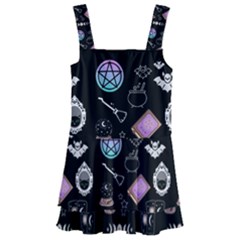 Pastel Goth Witch Kids  Layered Skirt Swimsuit by InPlainSightStyle