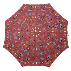 50s Red Straight Umbrellas by InPlainSightStyle