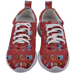 50s Red Kids Athletic Shoes by InPlainSightStyle