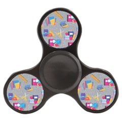 80s And 90s School Pattern Finger Spinner by InPlainSightStyle