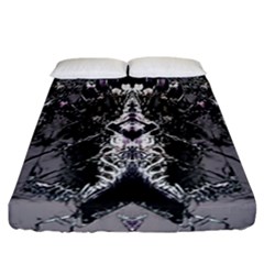 Alien Deco Fitted Sheet (California King Size)