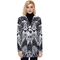 Alien Deco Button Up Hooded Coat 