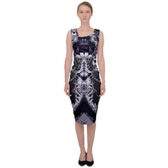 Alien Deco Sleeveless Pencil Dress