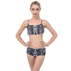 Alien Deco Layered Top Bikini Set