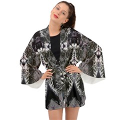 Alien Deco Long Sleeve Kimono by MRNStudios