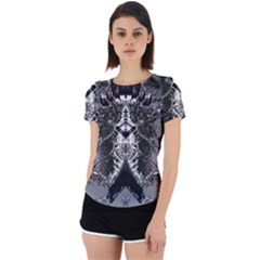 Alien Deco Back Cut Out Sport Tee