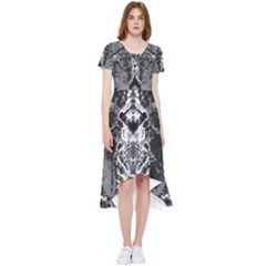 Alien Deco High Low Boho Dress