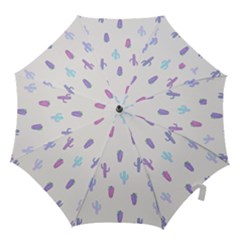 Purple And Blue Cacti Hook Handle Umbrellas (large) by SychEva