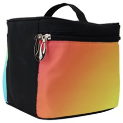 Rainbow Gradient  Make Up Travel Bag (big) by Dazzleway