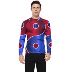 Yin-yang-eastern-asian-philosophy Men s Long Sleeve Rash Guard by Sudhe