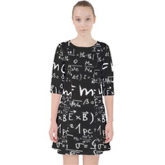 Science-albert-einstein-formula-mathematics-physics-special-relativity Pocket Dress by Sudhe