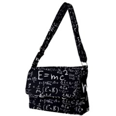 Science-albert-einstein-formula-mathematics-physics-special-relativity Full Print Messenger Bag (s) by Sudhe