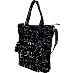 Science-albert-einstein-formula-mathematics-physics-special-relativity Shoulder Tote Bag by Sudhe