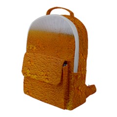 Beer Bubbles Pattern Flap Pocket Backpack (large) by Sudhe