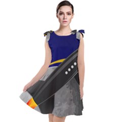 Science-fiction-sci-fi-sci-fi-logo Tie Up Tunic Dress by Sudhe
