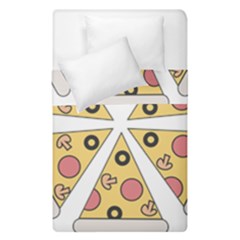 Pizza-slice-food-italian Duvet Cover Double Side (single Size) by Sudhe