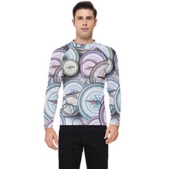 Compass-direction-north-south-east Men s Long Sleeve Rash Guard by Sudhe