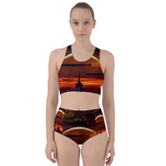 Science-fiction-digital-illustration Racer Back Bikini Set