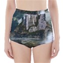 Sea-island-castle-landscape High-Waisted Bikini Bottoms View1