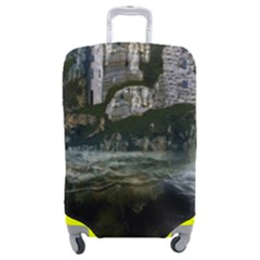 Sea-island-castle-landscape Luggage Cover (medium) by Sudhe