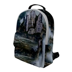 Sea-island-castle-landscape Flap Pocket Backpack (large) by Sudhe