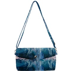 Sea-waves-ocean-water-beach-surf Removable Strap Clutch Bag
