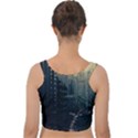 Apocalypse-post-apocalyptic Velvet Crop Top View2