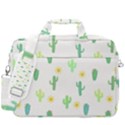 Green Cacti With Sun MacBook Pro Shoulder Laptop Bag (Large) View3