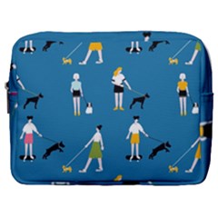 Girls Walk With Their Dogs Make Up Pouch (large) by SychEva