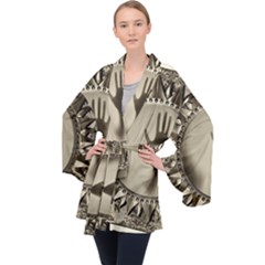 Mirror-mirror-of-souls-magic-mirror Long Sleeve Velvet Kimono 