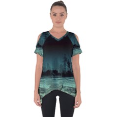 Industry-setting-world-urban Cut Out Side Drop Tee by Sudhe