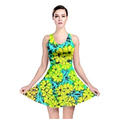 Chrysanthemums Reversible Skater Dress
