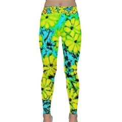 Chrysanthemums Classic Yoga Leggings