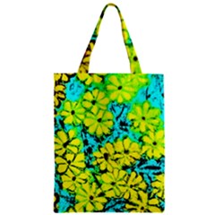 Chrysanthemums Zipper Classic Tote Bag