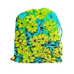 Chrysanthemums Drawstring Pouch (2XL)