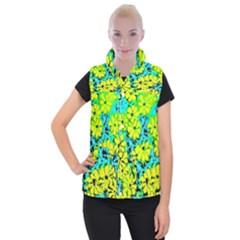 Chrysanthemums Women s Button Up Vest