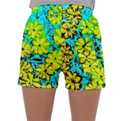 Chrysanthemums Sleepwear Shorts