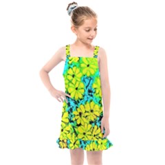 Chrysanthemums Kids  Overall Dress