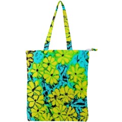 Chrysanthemums Double Zip Up Tote Bag