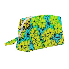 Chrysanthemums Wristlet Pouch Bag (Medium)