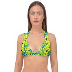 Chrysanthemums Double Strap Halter Bikini Top