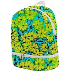 Chrysanthemums Zip Bottom Backpack