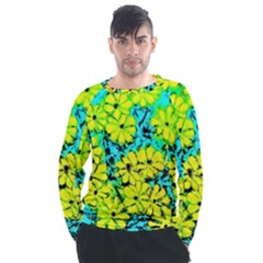 Chrysanthemums Men s Long Sleeve Raglan Tee