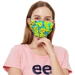 Chrysanthemums Fitted Cloth Face Mask (Adult)