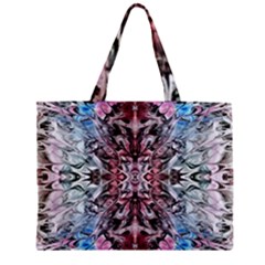 Abstract Waves  Zipper Mini Tote Bag