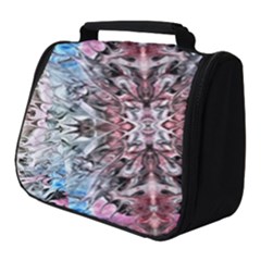 Abstract Waves  Full Print Travel Pouch (small)