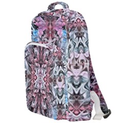 Abstract Waves  Double Compartment Backpack